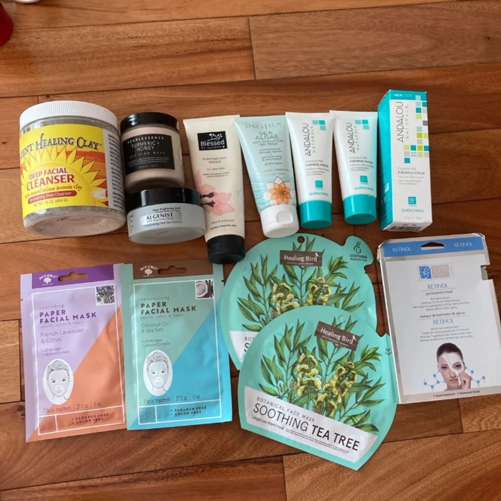 Skincare face mask bundle set lot